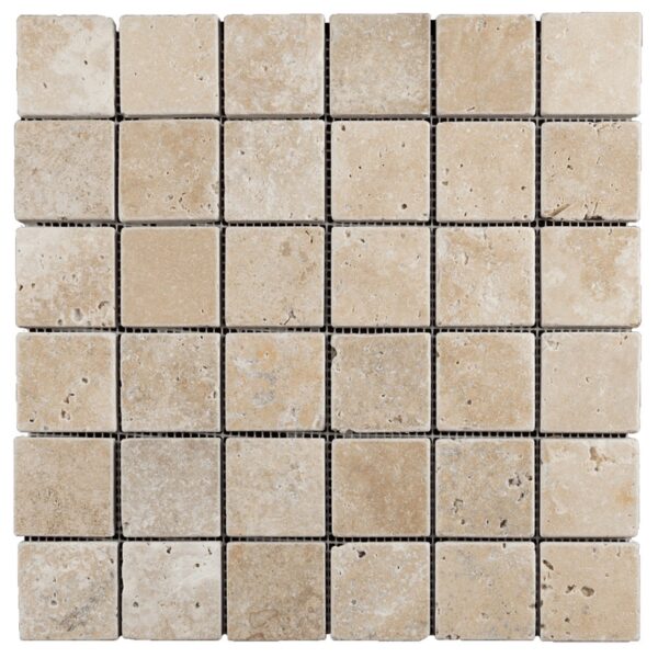 Travertin Mosaique 5X5 1Er Choix Nuance Redim 1