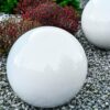 3560 Boules Decoratives Blanche Mise En Scene